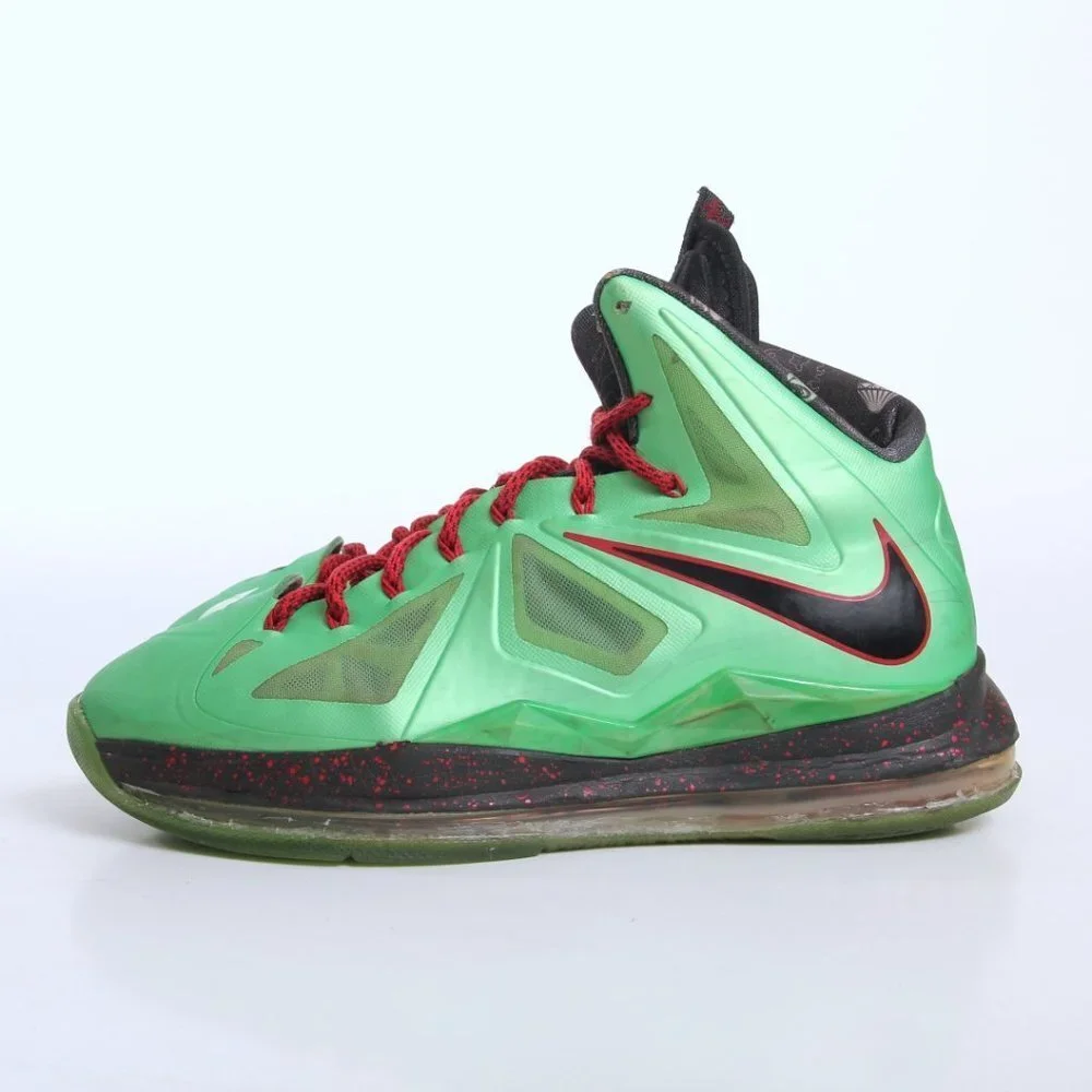 Nike LeBron James 10 Cutting Jade High Top‎ in Green Men Size 8